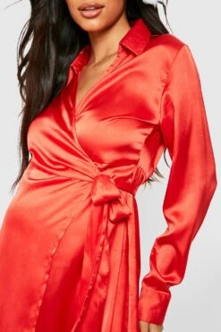 Maternité - Robe De Grossesse Courte -BOOHO Kleidung Magasin gzz33672 red xl 3