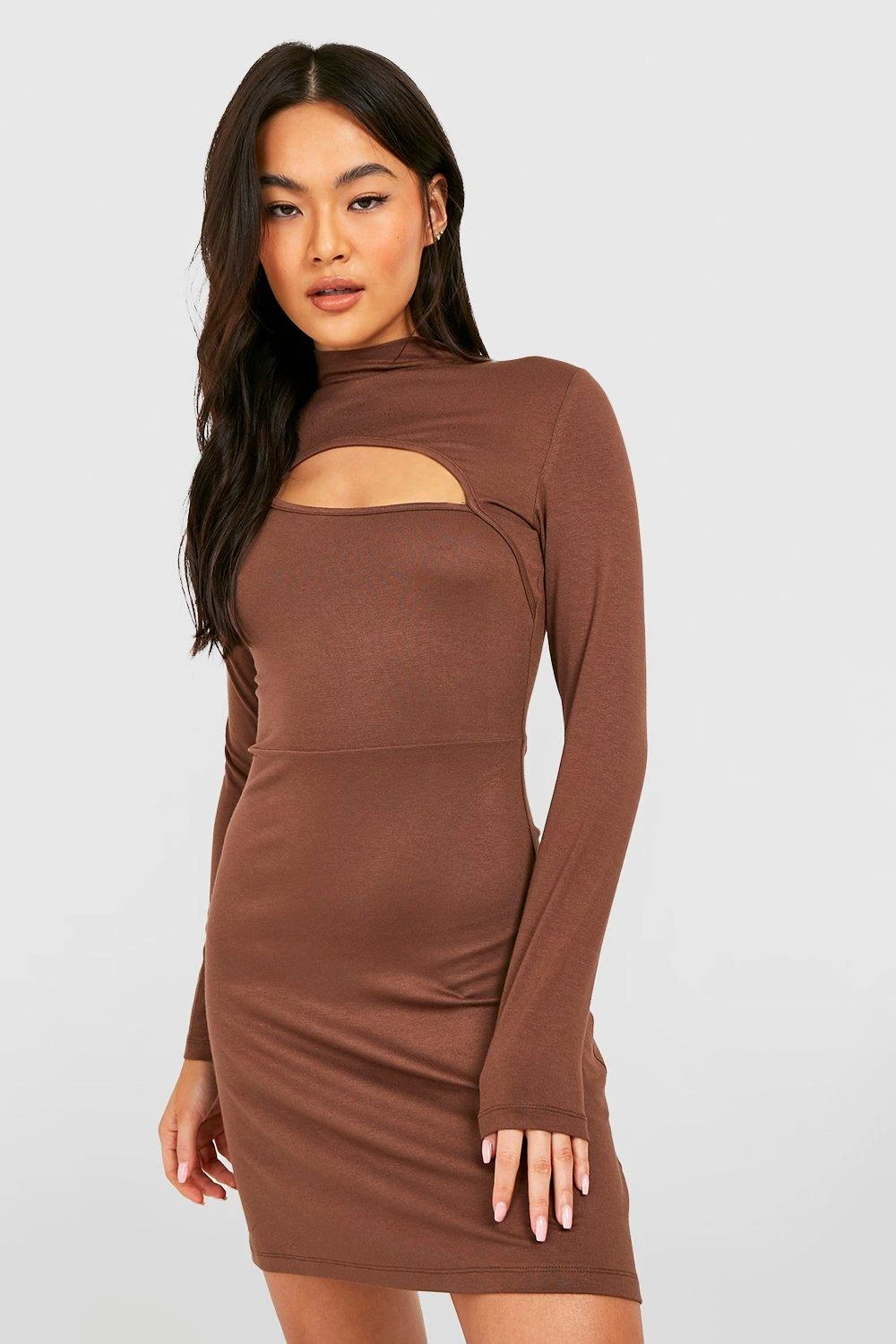 Robe Patineuse Recyclée à Col Montant 3 Robe Patineuse Recyclée à Col Montant