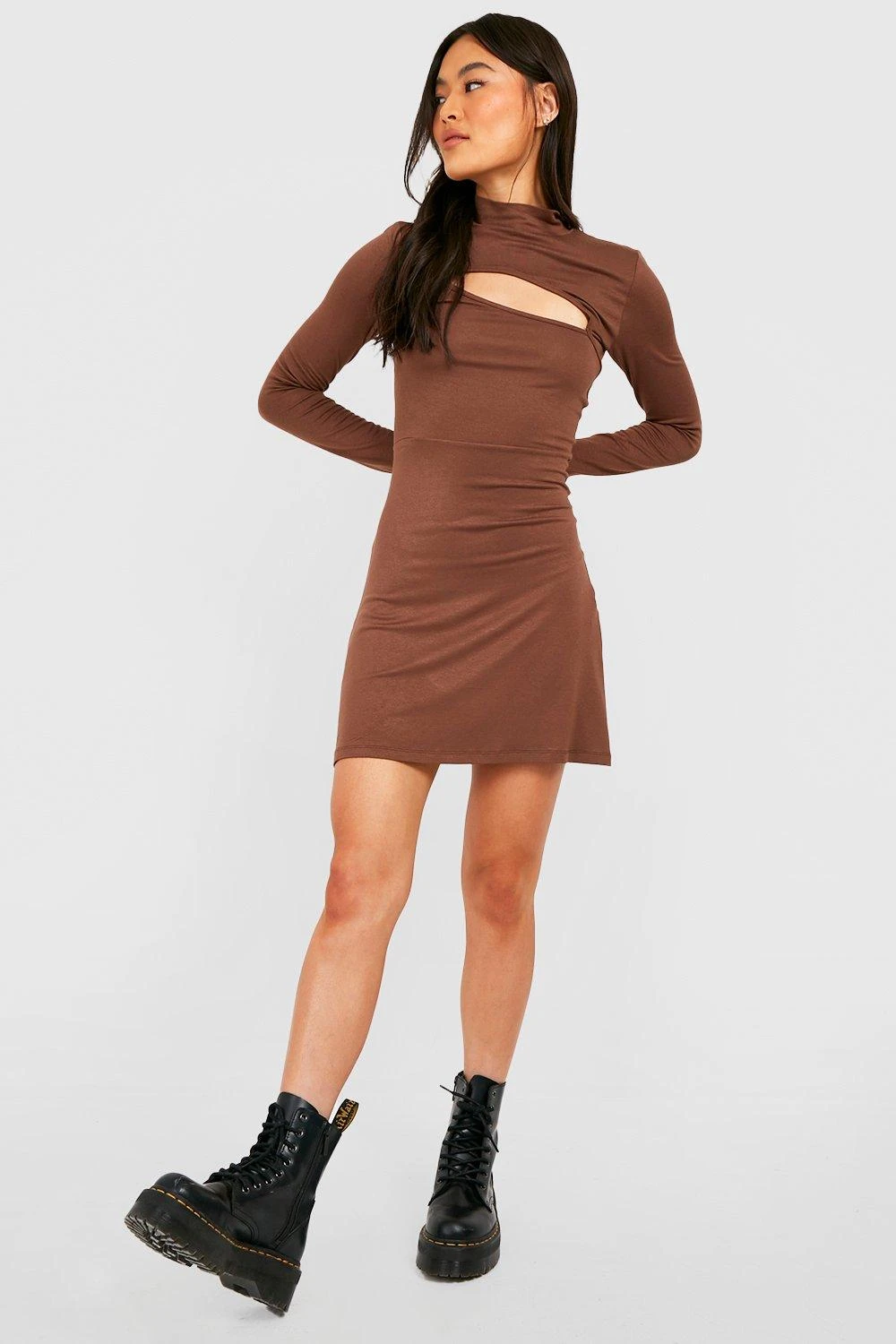 Robe Patineuse Recyclée à Col Montant 5 Robe Patineuse Recyclée à Col Montant – Image 3