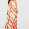 Tall - Robe Longue Nouée Tie Dye