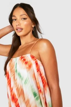 Tall - Robe Longue Nouée Tie Dye -BOOHO Kleidung Magasin gzz37472 multi xl 3