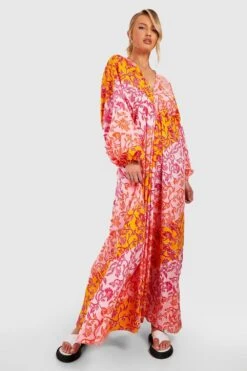 Tall - Robe Chemise Nouée à Imprimé Animal -BOOHO Kleidung Magasin gzz37488 multi xl 2