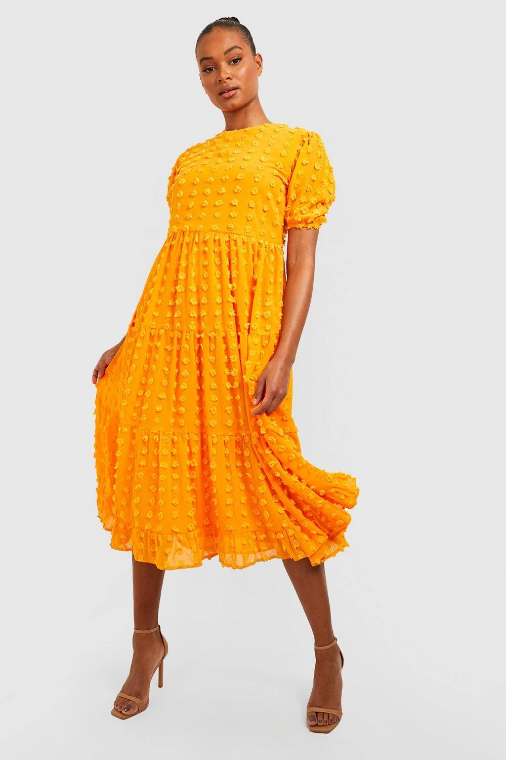 Tall - Robe Babydoll Oversize En Plumetis 3 Tall - Robe Babydoll Oversize En Plumetis