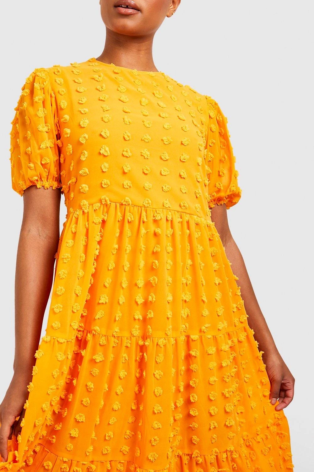 Tall - Robe Babydoll Oversize En Plumetis 5 Tall - Robe Babydoll Oversize En Plumetis â Image 3