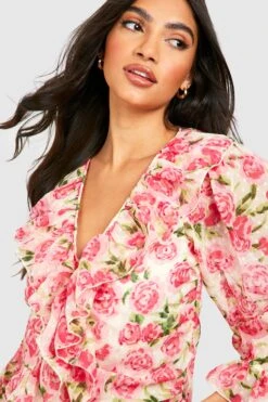 Maternité - Robe De Grossesse Plumetis -BOOHO Kleidung Magasin gzz37833 pink xl 3