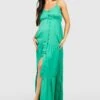 Maternité - Robe De Grossesse Longue à Volants étagés 1 Maternité - Robe De Grossesse Longue à Volants étagés -BOOHO Kleidung Magasin gzz37851 green xl