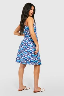 Maternité - Robe De Grossesse à Bretelles -BOOHO Kleidung Magasin gzz37897 blue xl 1