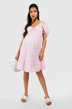 BOOHOO Maternité - Robe De Grossesse à Volants 8 BOOHOO Maternité - Robe De Grossesse à Volants -BOOHO Kleidung Magasin gzz38270 lavender xl 2