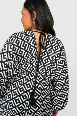 Grande Taille - Robe Longue Décolletée -BOOHO Kleidung Magasin gzz38602 black xl 3