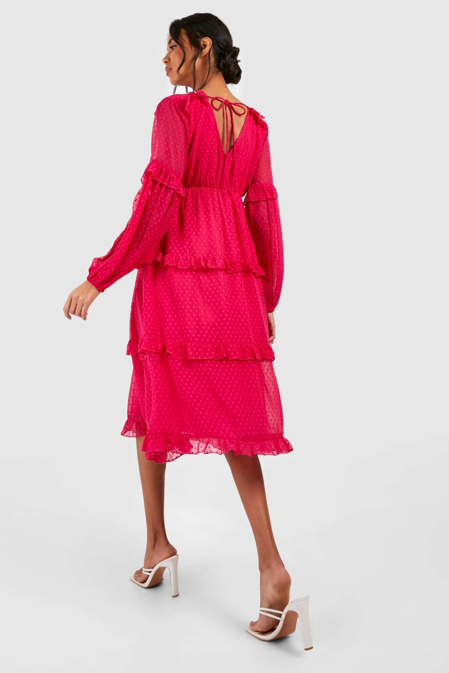 Robe Plumetis à Volants 4 Robe Plumetis à Volants – Image 2