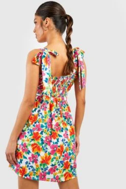 Robe Patineuse Fleurie -BOOHO Kleidung Magasin gzz39022 pink xl 1