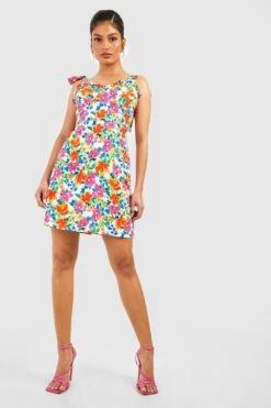 Robe Patineuse Fleurie -BOOHO Kleidung Magasin gzz39022 pink xl 2