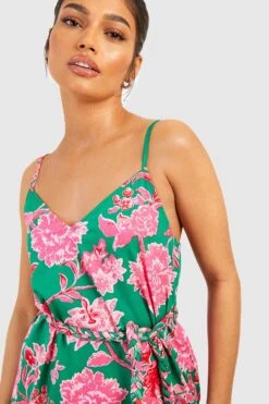 Robe Patineuse à Volants Et Ceinture -BOOHO Kleidung Magasin gzz39051 green xl 3