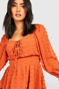 Robe Patineuse à Volants -BOOHO Kleidung Magasin gzz39083 rust xl 3