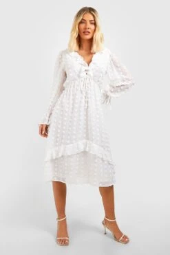 Robe Patineuse à Volants -BOOHO Kleidung Magasin gzz39128 ivory xl 2