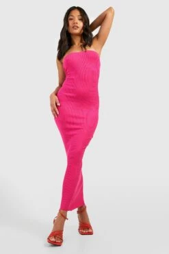 Petite - Robe Longue Côtelée 8 Petite - Robe Longue Côtelée -BOOHO Kleidung Magasin gzz39410 hot20pink xl 2