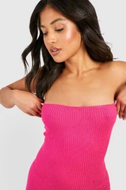 Petite - Robe Longue Côtelée 9 Petite - Robe Longue Côtelée -BOOHO Kleidung Magasin gzz39410 hot20pink xl 3