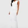 Tall - Robe Longue Côtelée -BOOHO Kleidung Magasin gzz39430 ivory xl