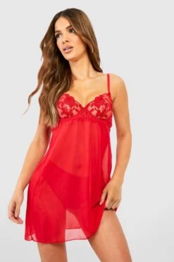 Saint-Valentin - Robe En Mesh Et Dentelle