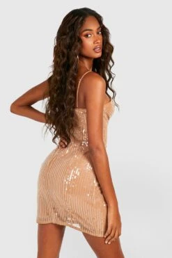 Robe Courte Pailletée -BOOHO Kleidung Magasin gzz40178 nude xl 1