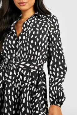 Petite - Robe Chemise Imprimée -BOOHO Kleidung Magasin gzz40256 black xl 3