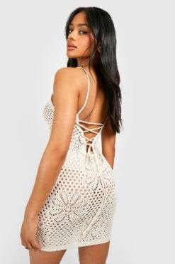 Robe Fleurie Côtelée -BOOHO Kleidung Magasin gzz40306 ivory xl 1