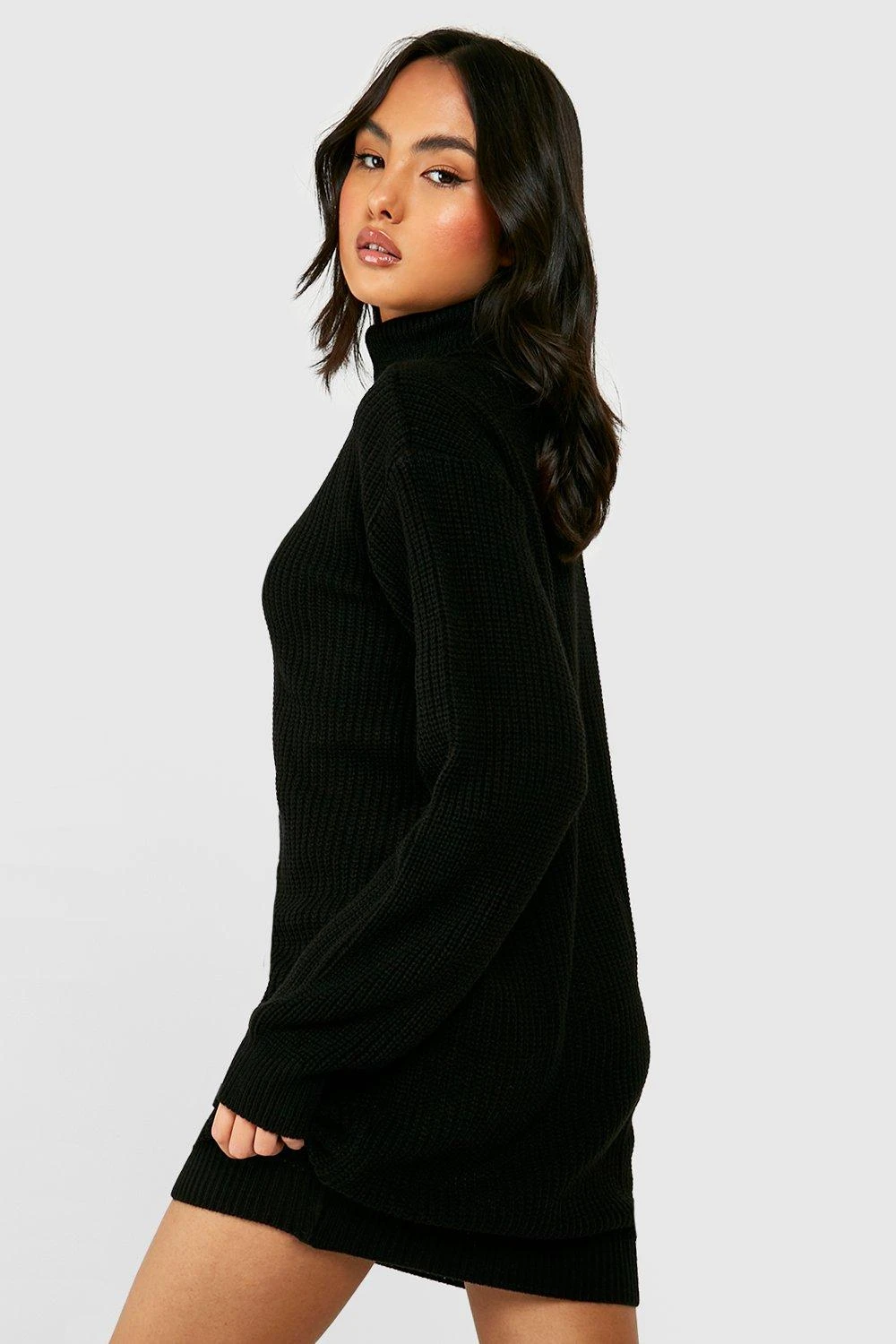 Robe Pull à Col Roulé 4 Robe Pull à Col Roulé – Image 2