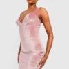 Tall - Robe Corset En Velours -BOOHO Kleidung Magasin gzz41006 blush xl