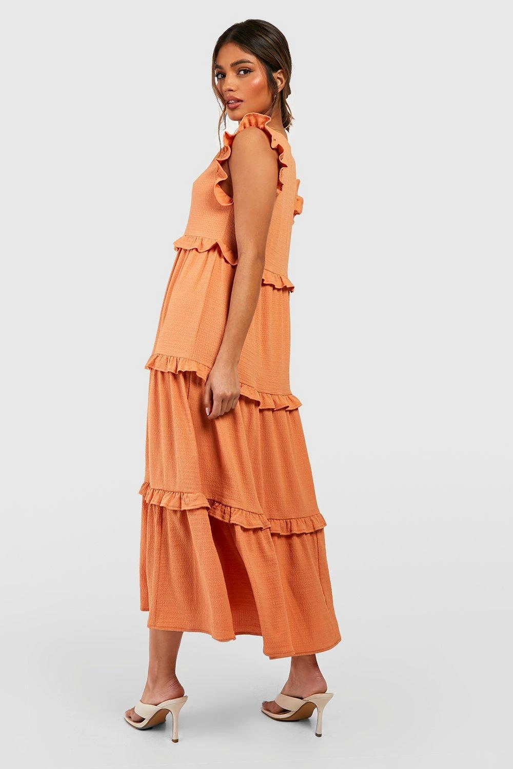 Robe Texturée à Volants 4 Robe Texturée à Volants – Image 2