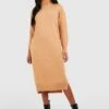Tall - Robe Pull Longue à Col Roulé -BOOHO Kleidung Magasin gzz43699 camel xl