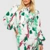 Robe Courte à Imprimé Marbre -BOOHO Kleidung Magasin gzz43734 green xl