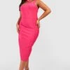 Grande Taille - Robe Asymétrique Bandage Premium -BOOHO Kleidung Magasin gzz44081 hot20pink xl