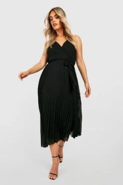 Grande Taille - Robe Patineuse Plissée -BOOHO Kleidung Magasin gzz44221 black xl 2