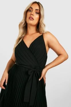 Grande Taille - Robe Patineuse Plissée -BOOHO Kleidung Magasin gzz44221 black xl 3