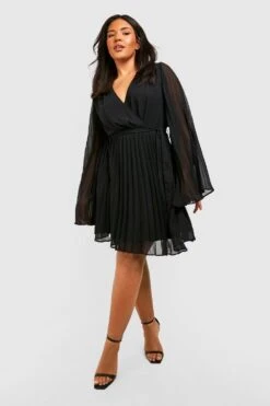 Grande Taille - Robe Patineuse à Ceinture