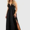 Grande Taille - Robe Longue à Volants -BOOHO Kleidung Magasin gzz46232 black xl
