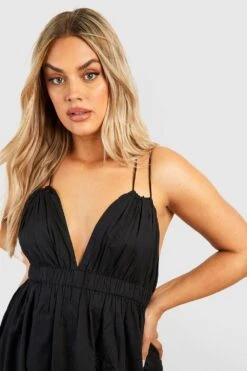 Grande Taille - Robe Longue à Volants -BOOHO Kleidung Magasin gzz46232 black xl 3