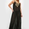 Robe De Plage Longue à Perles -BOOHO Kleidung Magasin gzz46328 black xl