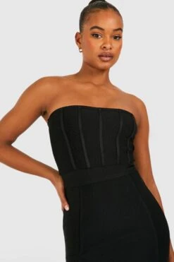 Tall - Robe Mi-longue Premium -BOOHO Kleidung Magasin gzz46574 black xl 3