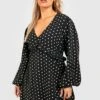 Grande Taille - Robe Babydoll à Volants -BOOHO Kleidung Magasin gzz46828 black xl