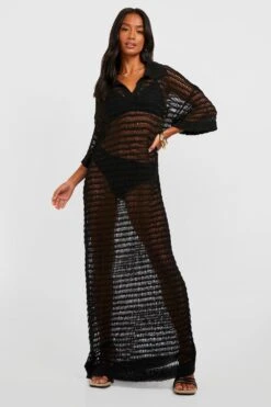 Petite - Robe Longue En Crochet