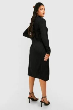 Maternité - Ensemble De Grossesse Avec Robe Mi-longue Et Cardigan -BOOHO Kleidung Magasin gzz47042 black xl 1