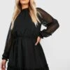 Grande Taille - Robe Patineuse En Mesh -BOOHO Kleidung Magasin gzz47085 black xl