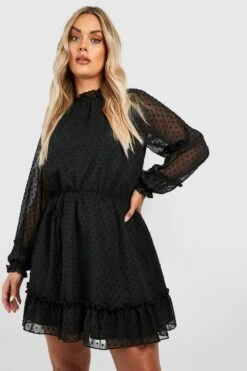 Grande Taille - Robe Patineuse En Mesh