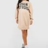Maternité - Robe Sweat De Grossesse à Slogan Dsgn Studio 1 Maternité - Robe Sweat De Grossesse à Slogan Dsgn Studio -BOOHO Kleidung Magasin gzz47300 taupe xl