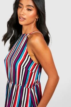 Petite - Robe Longue Rayée -BOOHO Kleidung Magasin gzz47545 white xl 3