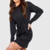 BOOHOO Tall - Robe Courte à Cordon De Serrage -BOOHO Kleidung Magasin gzz47921 black xl