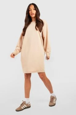 Tall - Robe Sweat Fendue -BOOHO Kleidung Magasin gzz47922 stone xl 2