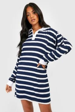 Tall - Robe à Rayures 9 Tall - Robe à Rayures -BOOHO Kleidung Magasin gzz47931 navy xl 3