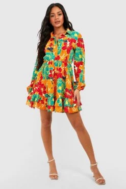 Robe Patineuse Imprimée -BOOHO Kleidung Magasin gzz48138 green xl 2